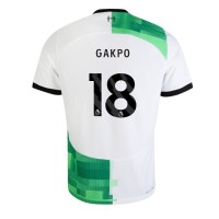 Fotbalové Dres Liverpool Cody Gakpo #18 Venkovní 2023-24 Krátký Rukáv